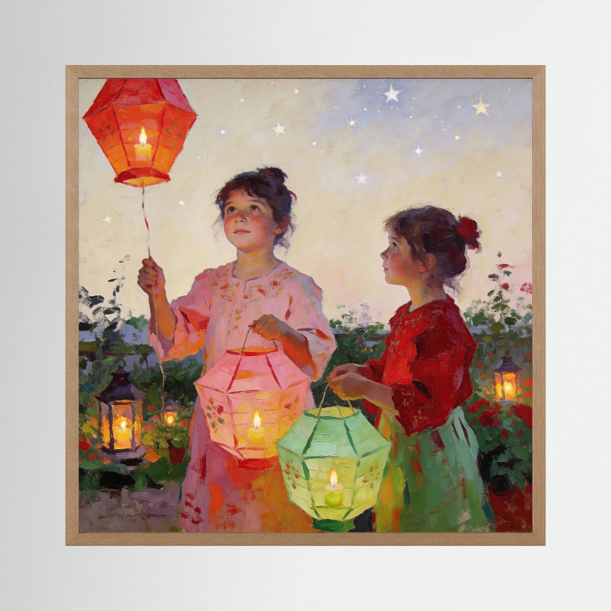 Make A Wish fine art print – vintage-inspired wall art by Maison Vintage displayed in an interior