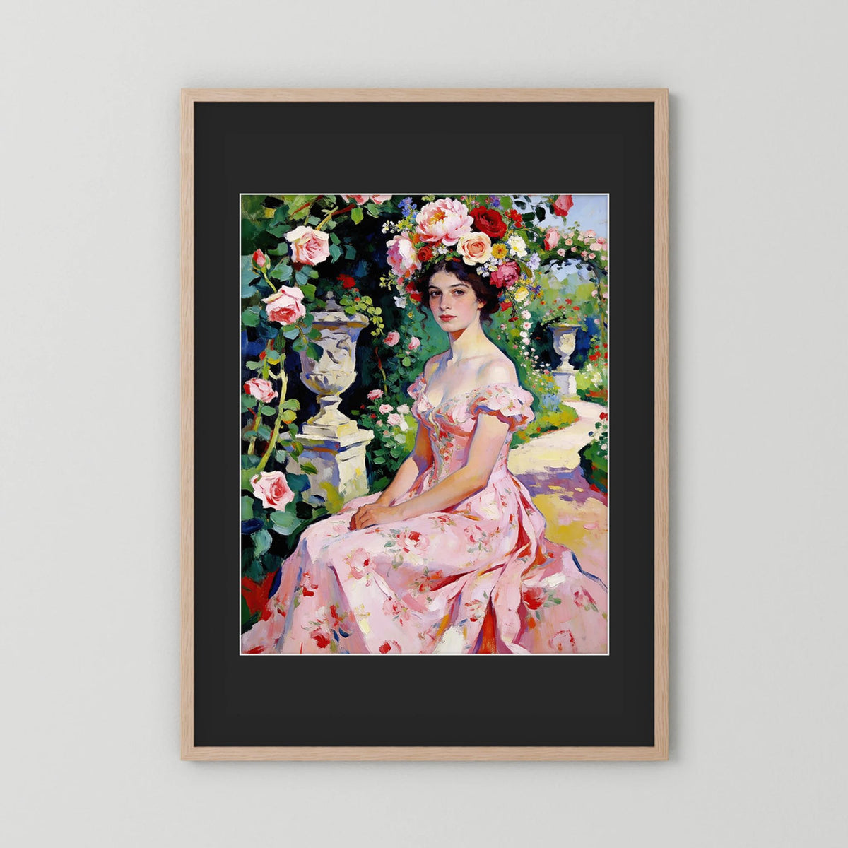 Joséphine fine art print – vintage-inspired wall art by Maison Vintage displayed in an interior