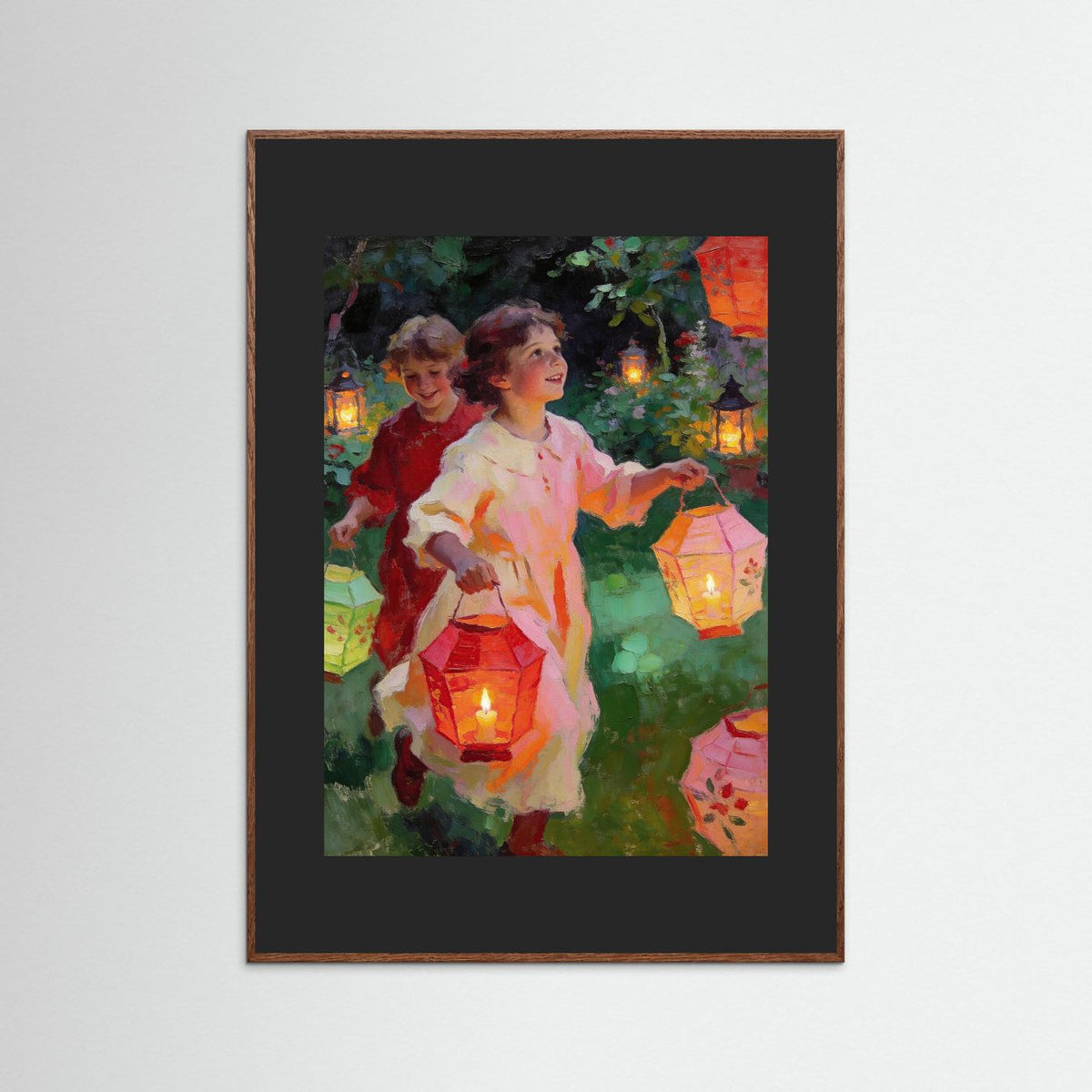 Following The Light fine art print – vintage-inspired wall art by Maison Vintage displayed in an interior