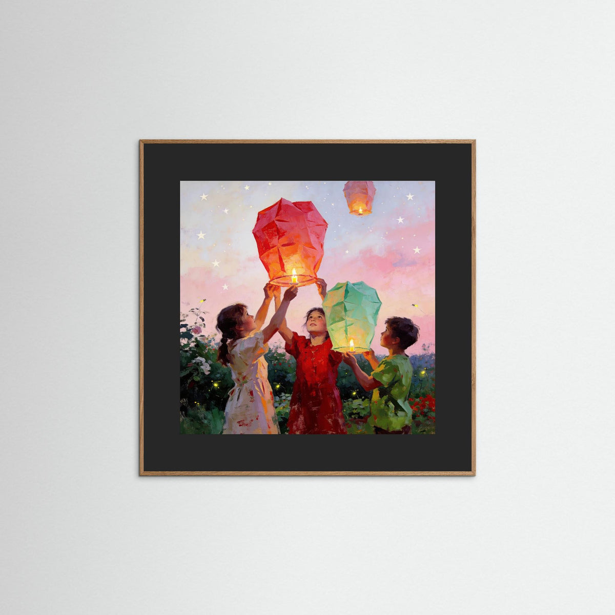 The Magic of Summer fine art print – vintage-inspired wall art by Maison Vintage displayed in an interior