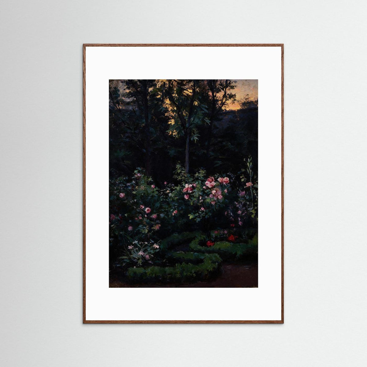 Where The Roses Sleep fine art print – vintage-inspired wall art by Maison Vintage displayed in an interior