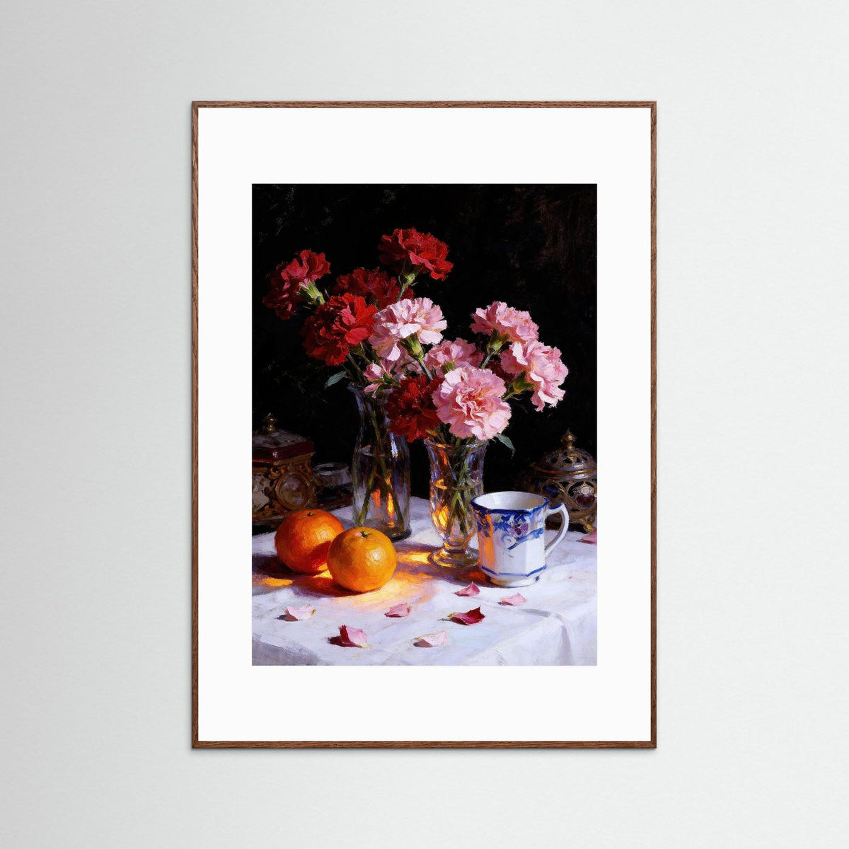 Morning Still Life fine art print – vintage-inspired wall art by Maison Vintage displayed in an interior