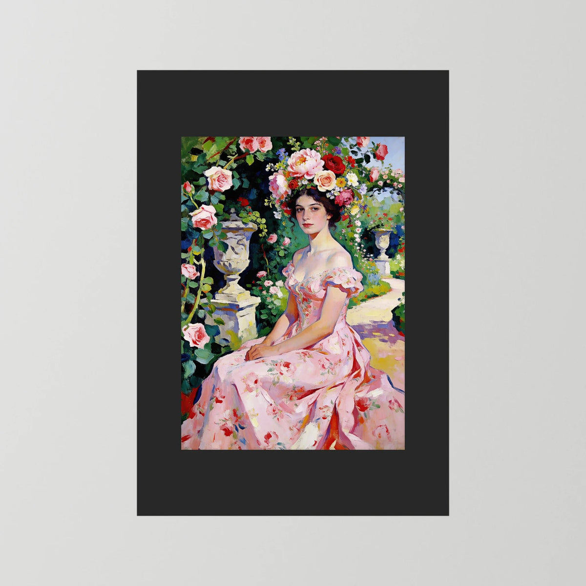Joséphine fine art print – vintage-inspired wall art by Maison Vintage displayed in an interior
