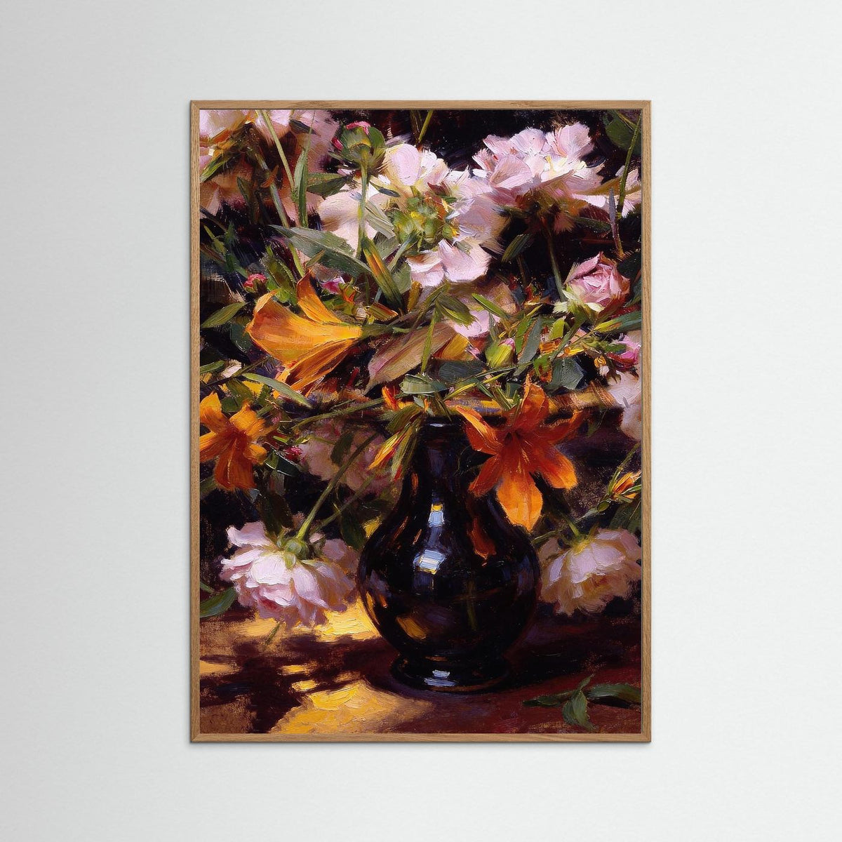 The Poetry of Wildflowers fine art print – vintage-inspired wall art by Maison Vintage displayed in an interior