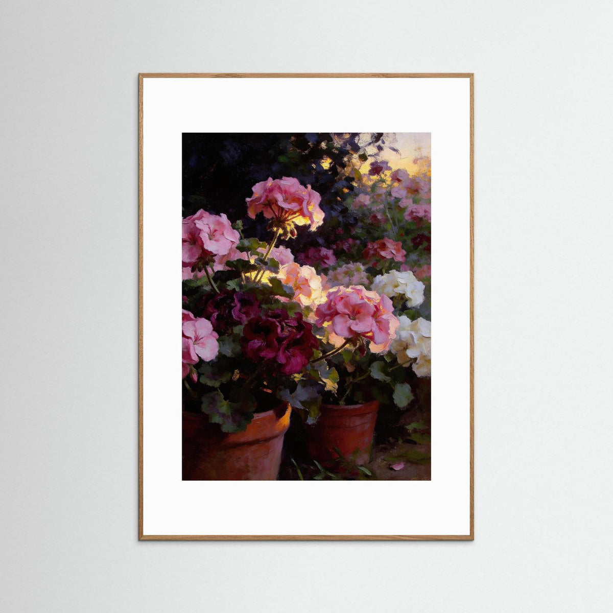 Terracotta Wonders fine art print – vintage-inspired wall art by Maison Vintage displayed in an interior