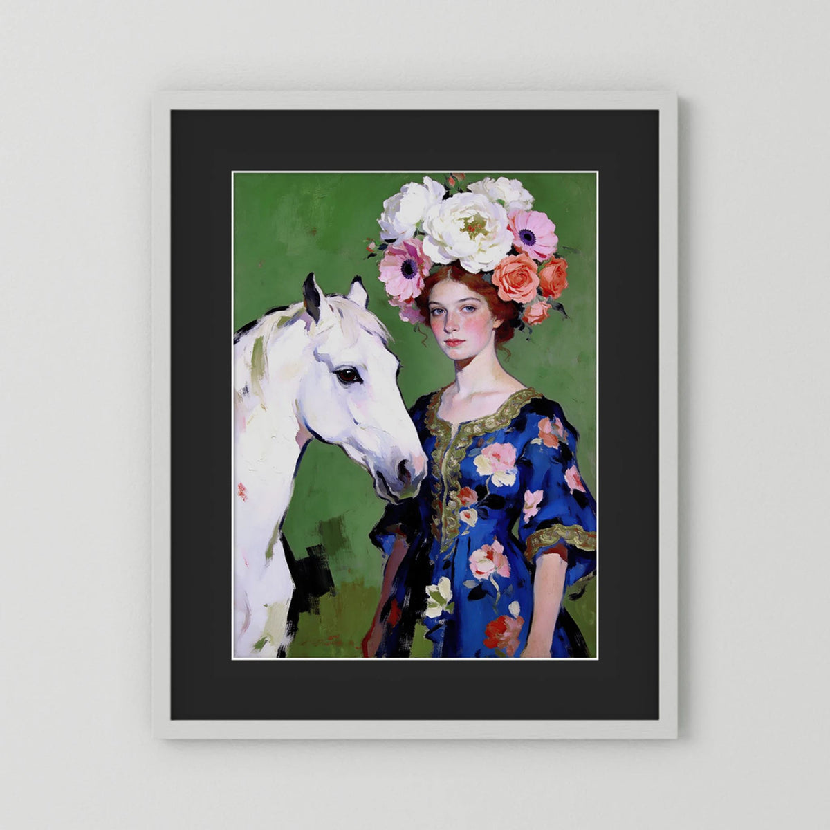 Anastasia fine art print – vintage-inspired wall art by Maison Vintage displayed in an interior
