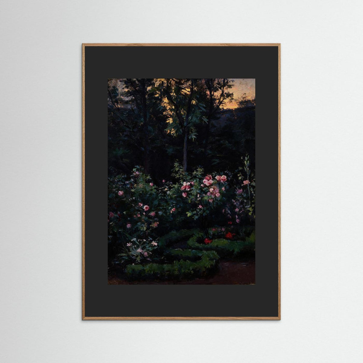 Where The Roses Sleep fine art print – vintage-inspired wall art by Maison Vintage displayed in an interior
