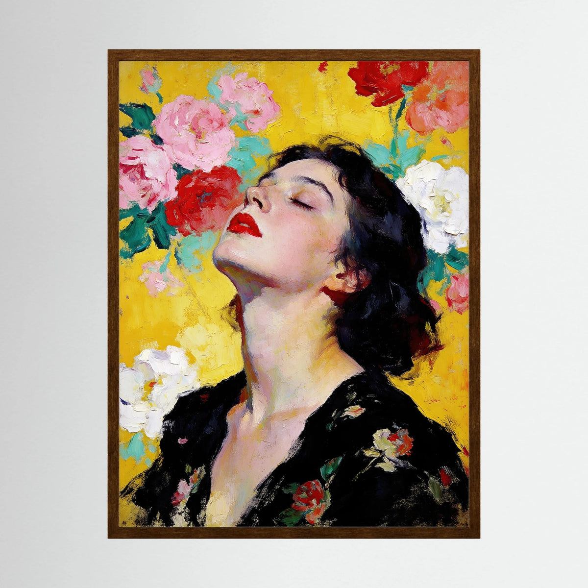 July fine art print – vintage-inspired wall art by Maison Vintage displayed in an interior