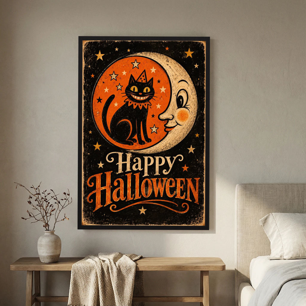 Black Cat Moon | Fine Art Print