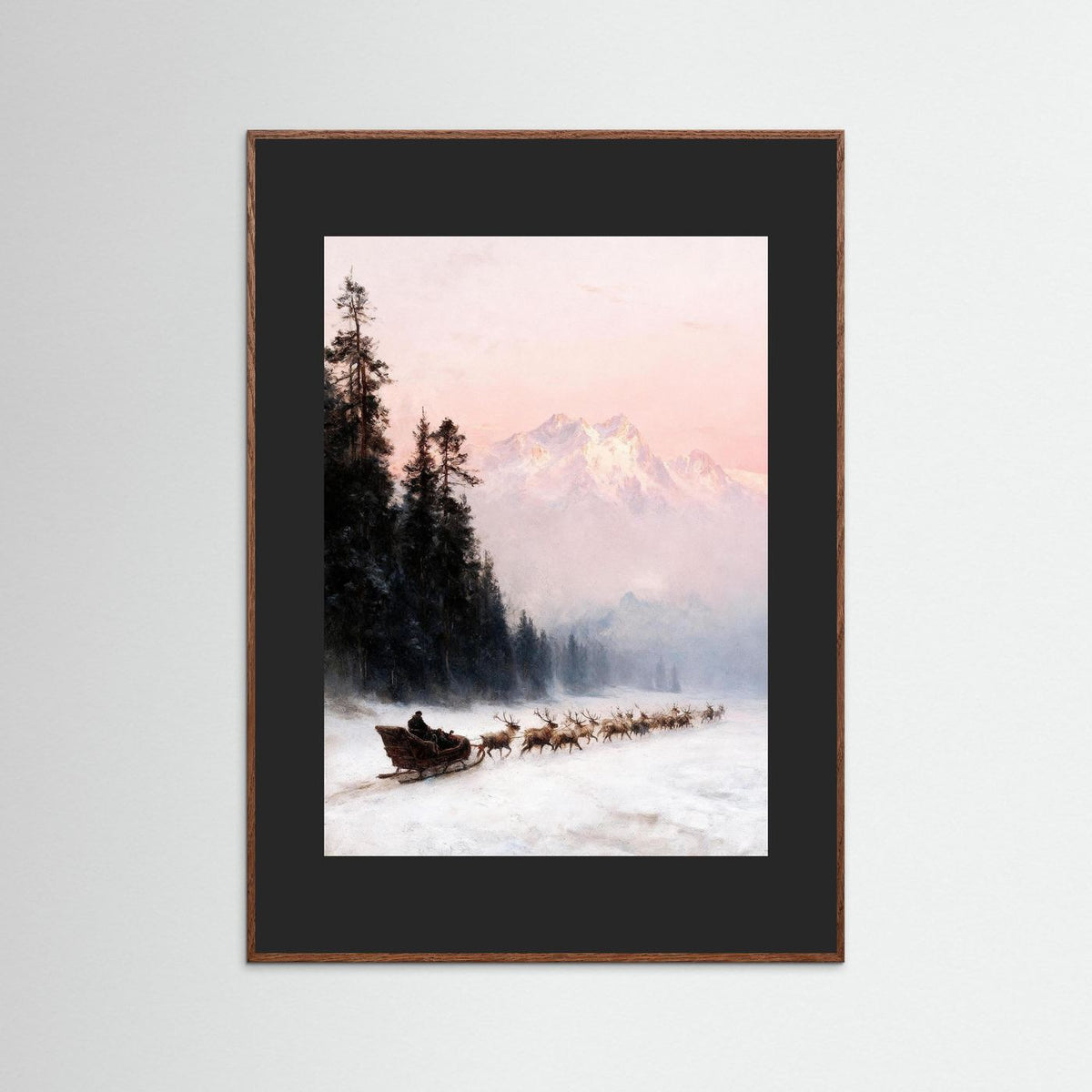 The Northern Trail fine art print – vintage-inspired wall art by Maison Vintage displayed in an interior