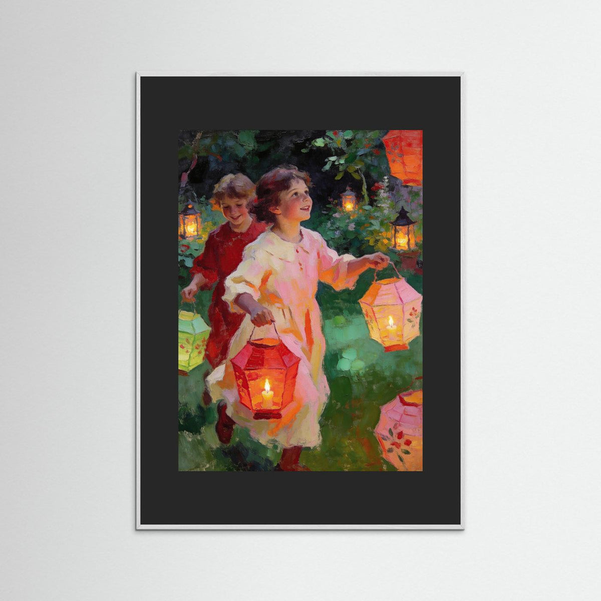 Following The Light fine art print – vintage-inspired wall art by Maison Vintage displayed in an interior